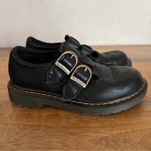 DR. Martens YOUTH 8065 SOFTY T LEATHER MARY JANE SHOES [US 12